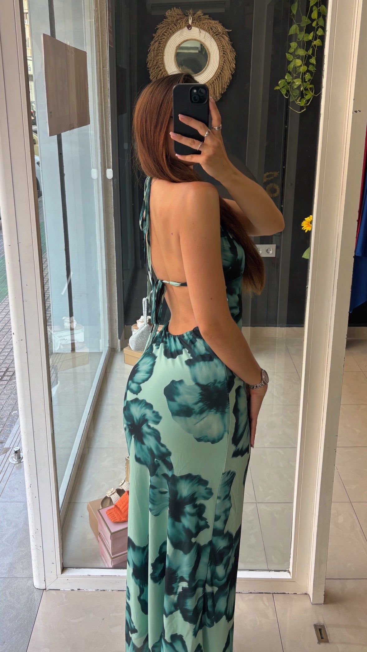 Vestido Gasa Flores