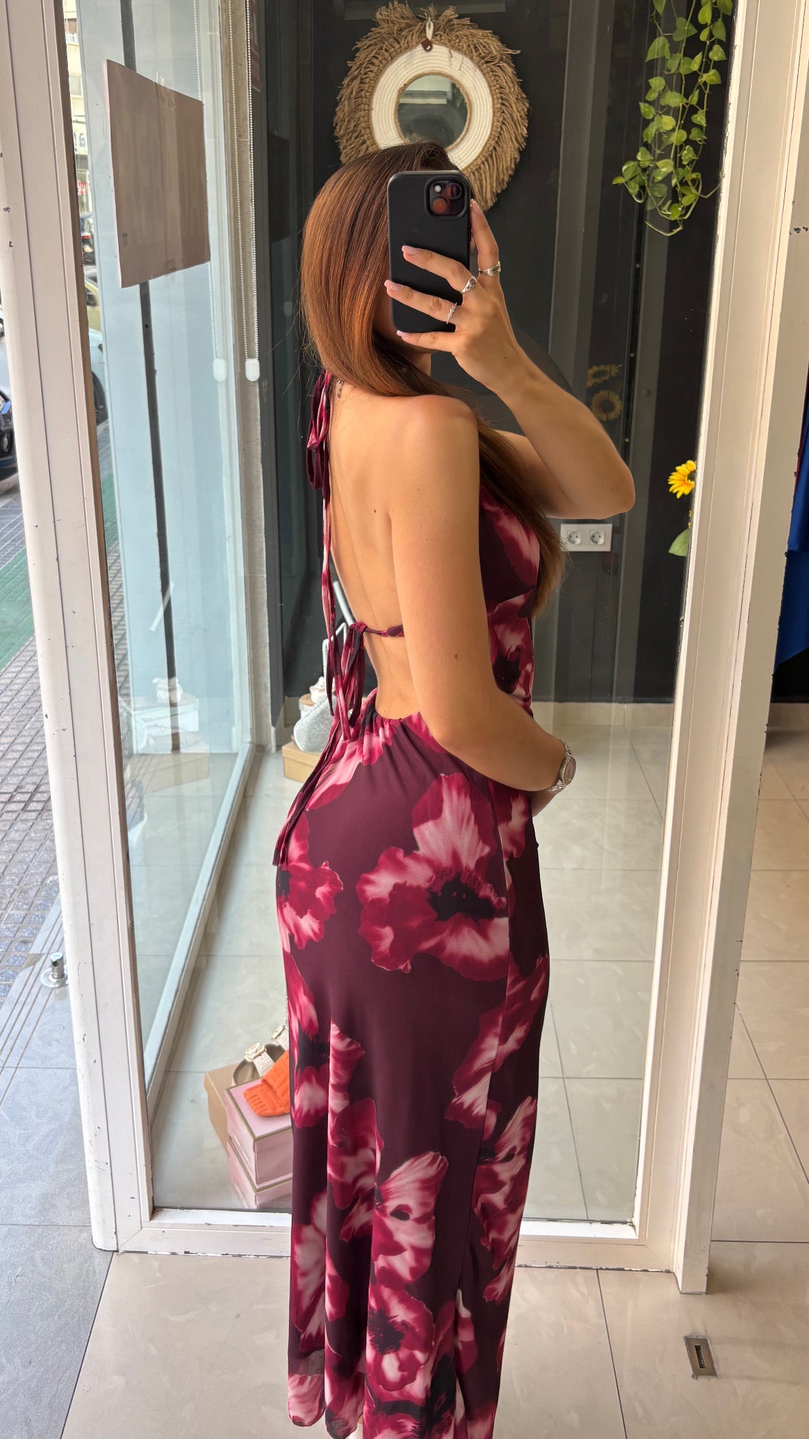 Vestido Gasa Flores