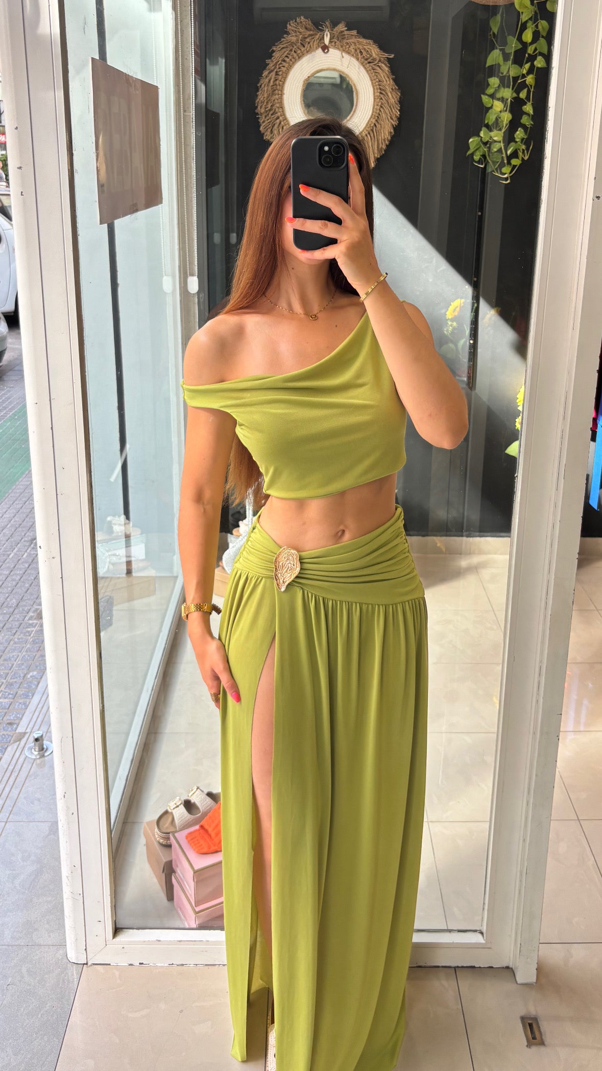 Conjunto Falda Hebilla