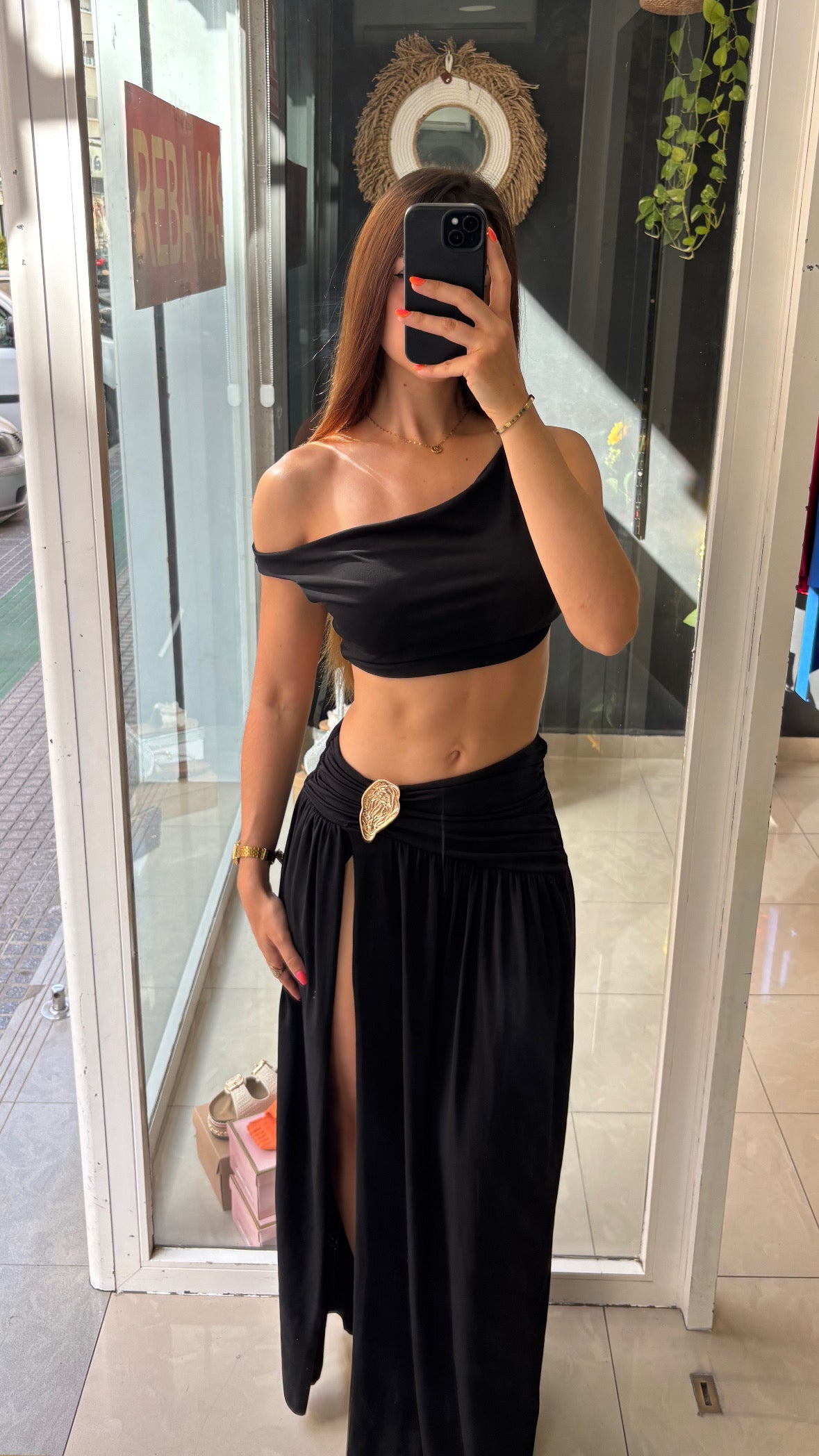 Conjunto Falda Hebilla