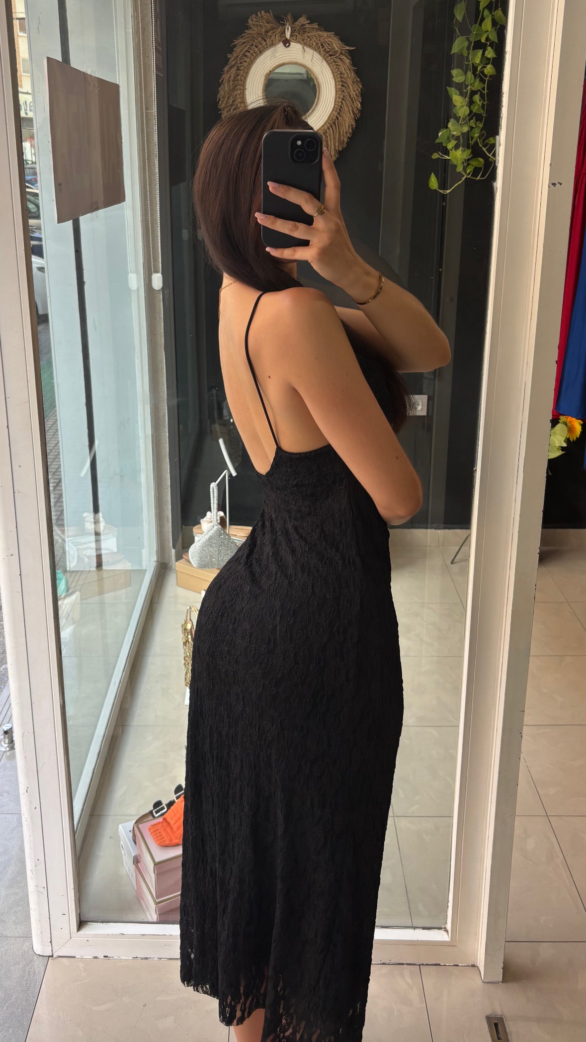 Vestido Encaje Largo