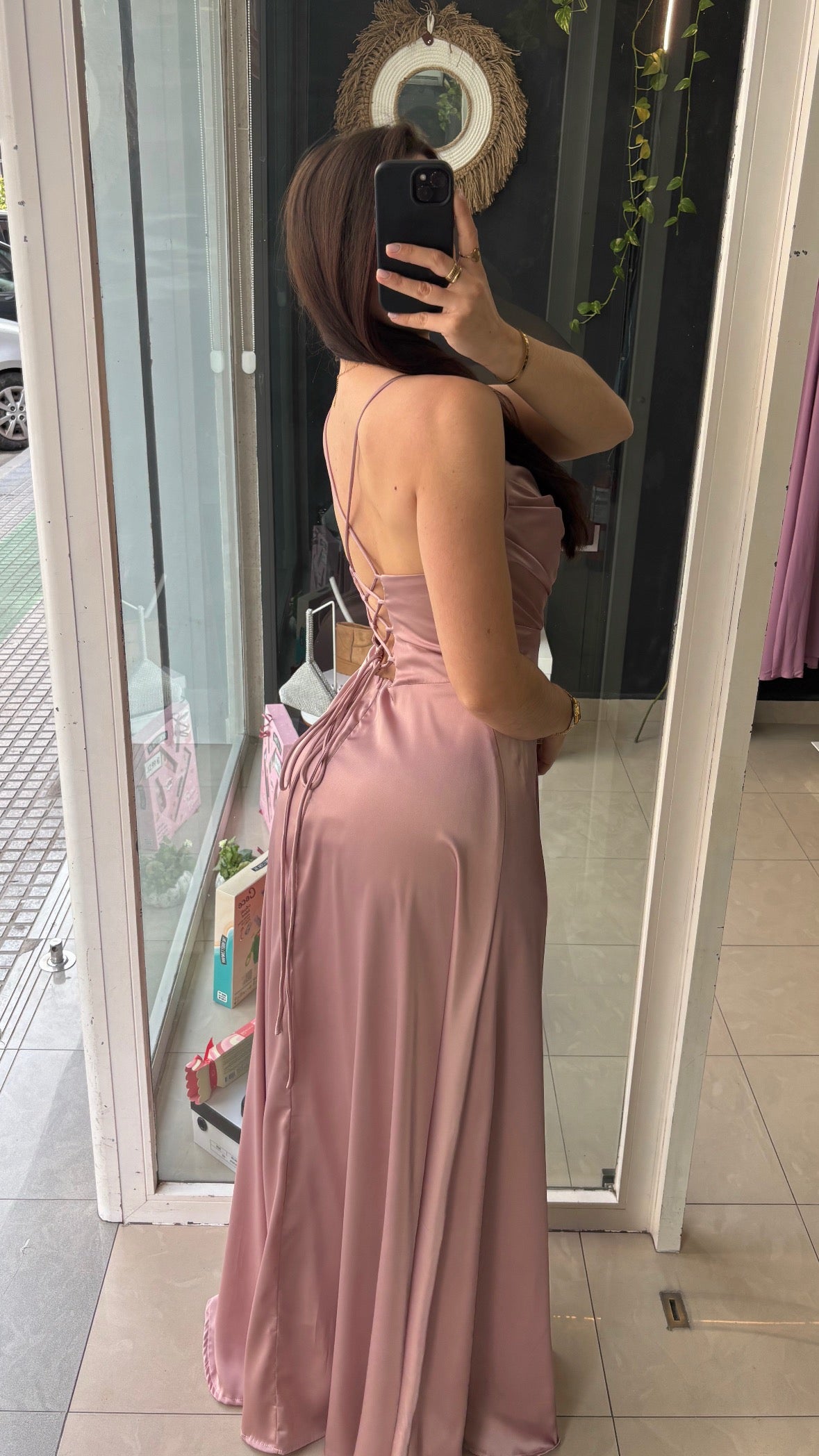 Vestido Vuelo Escote Cascada