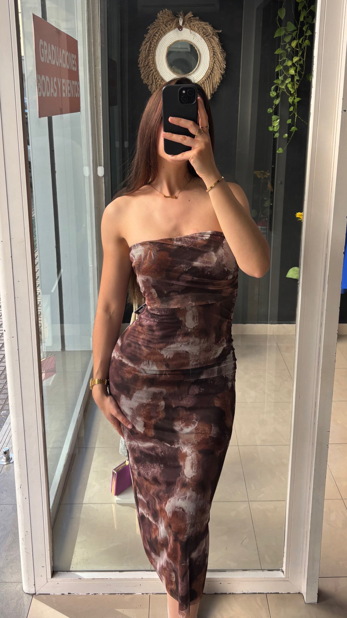 Vestido Midi Gasa