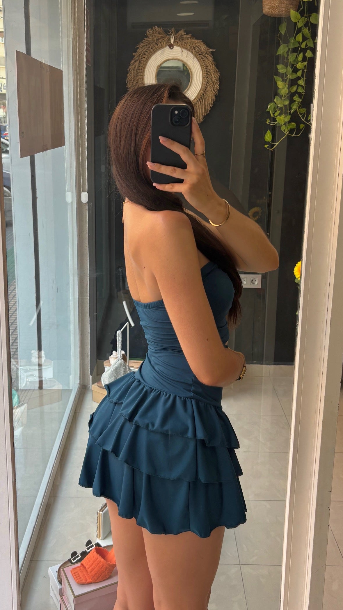 Vestido Corto Flor