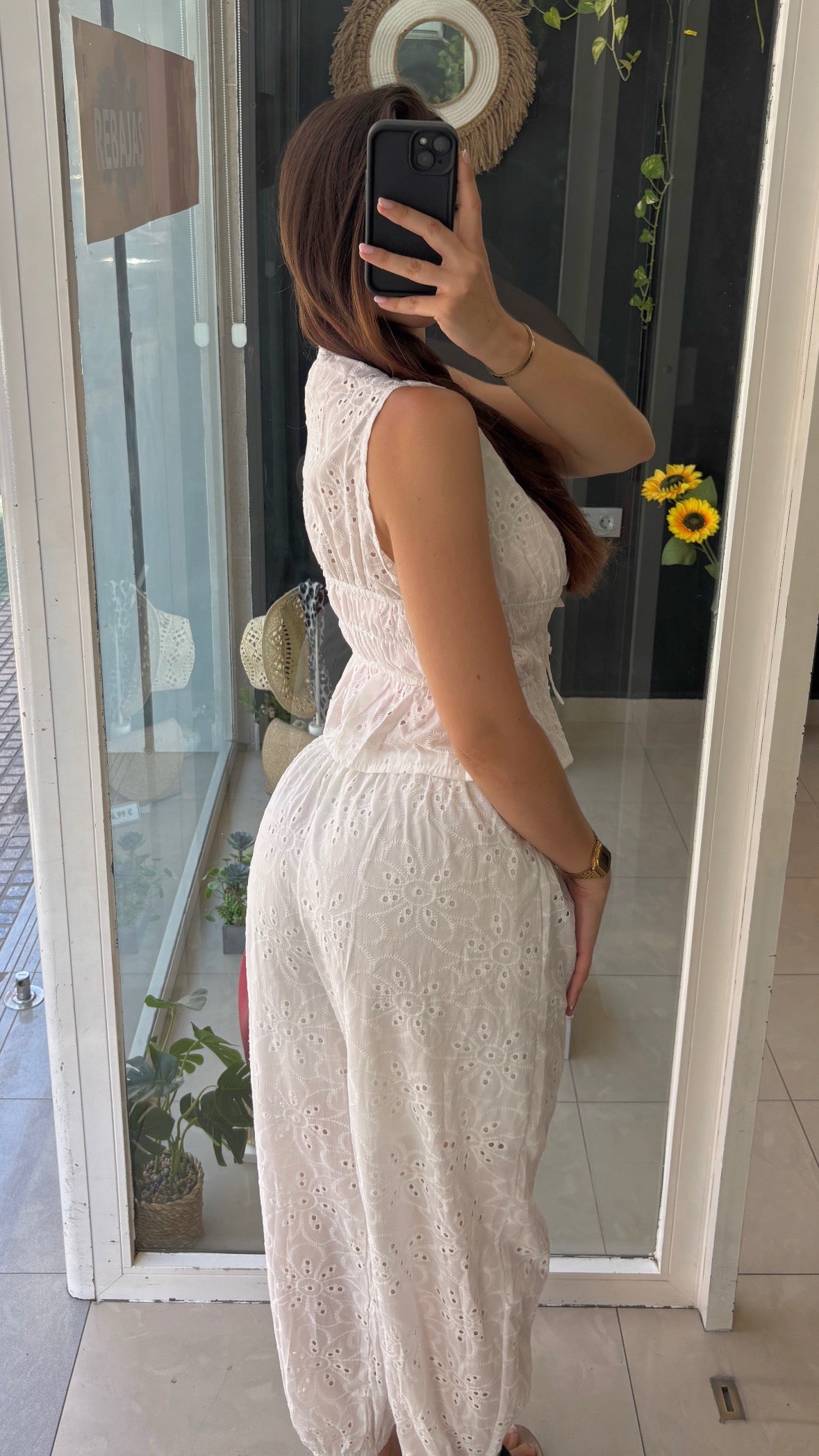Conjunto Blanco Calado