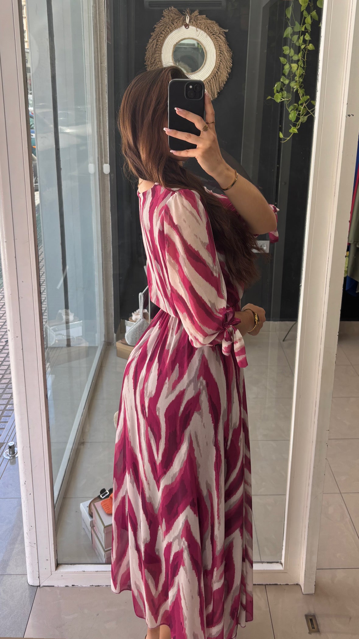 Vestido Gasa Estampado