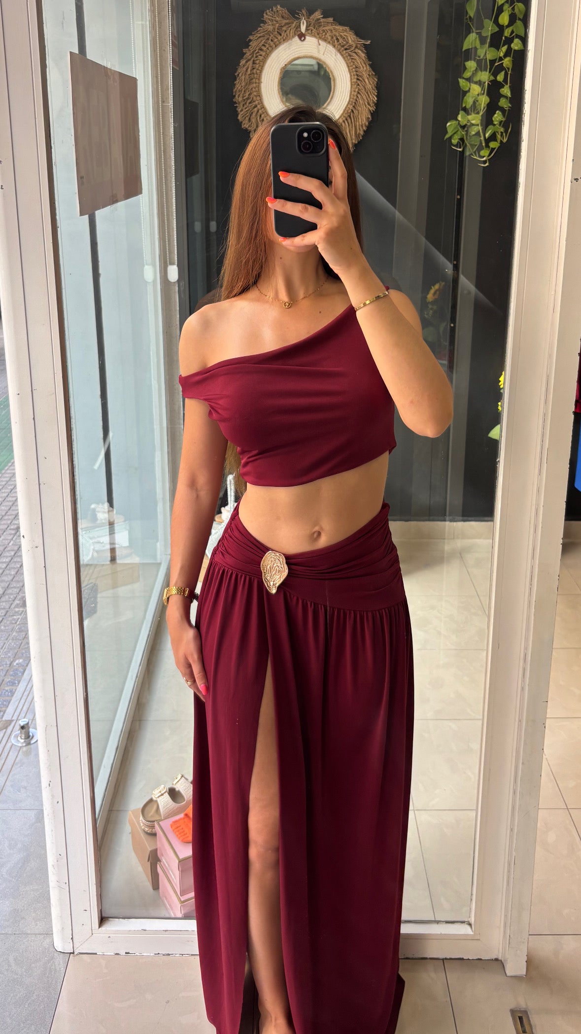 Conjunto Falda Hebilla