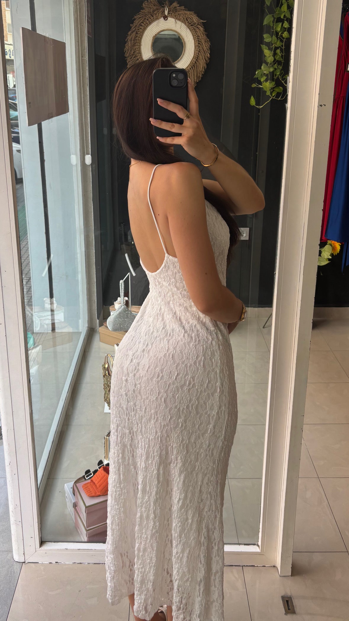 Vestido Encaje Largo