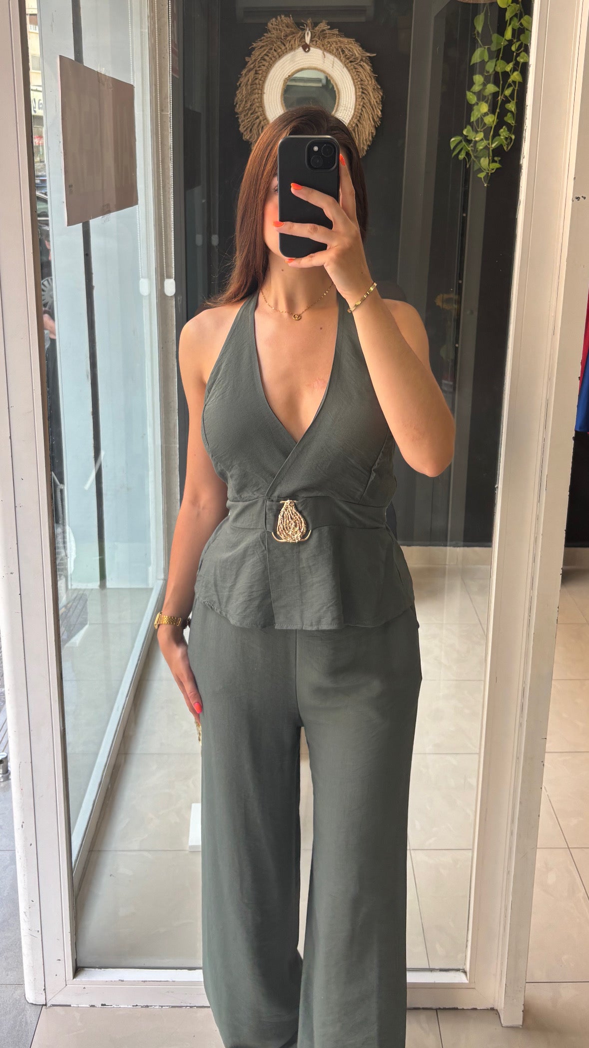 Conjunto Lino Hebilla