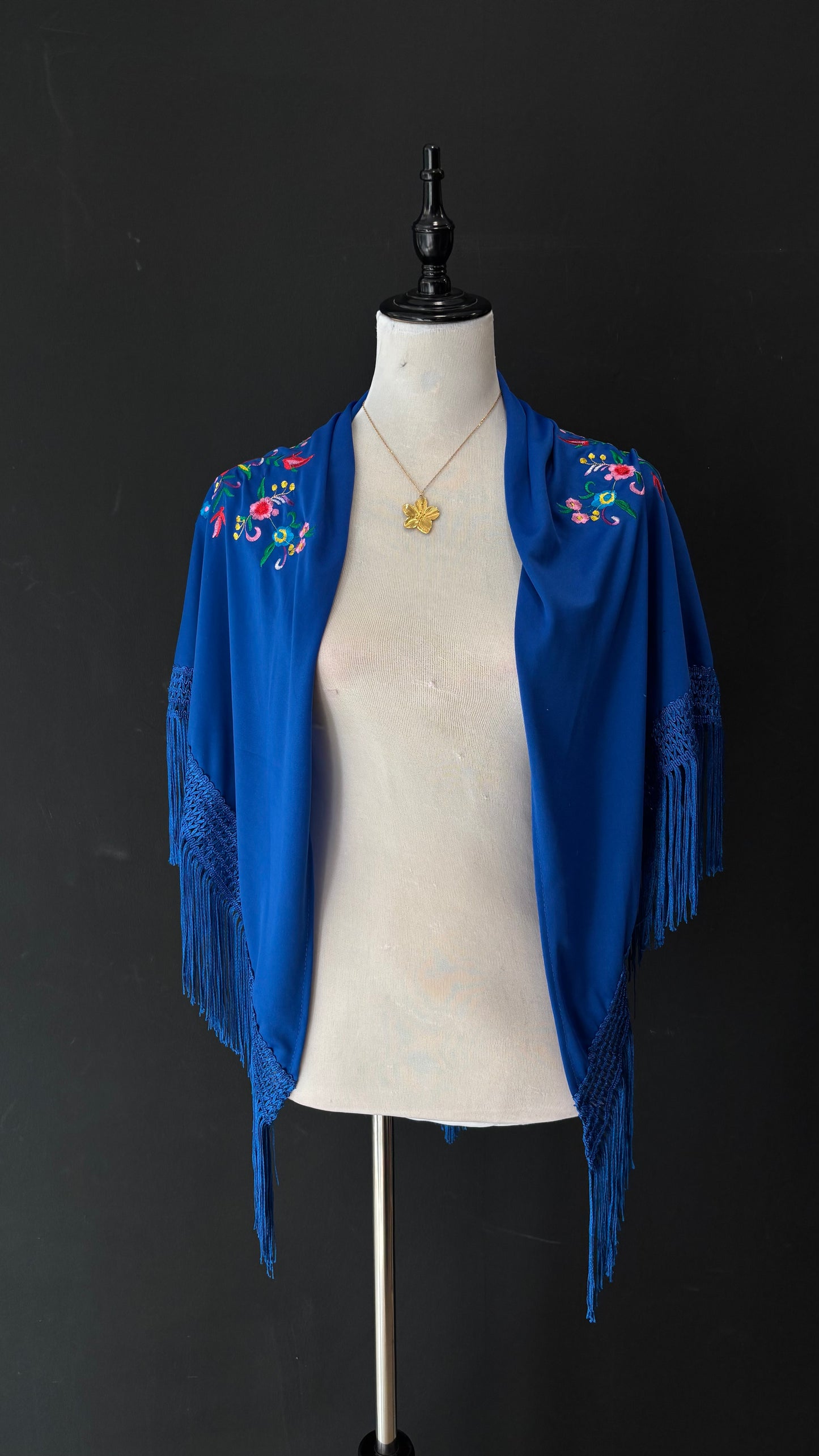 Mantón Bordado Flores