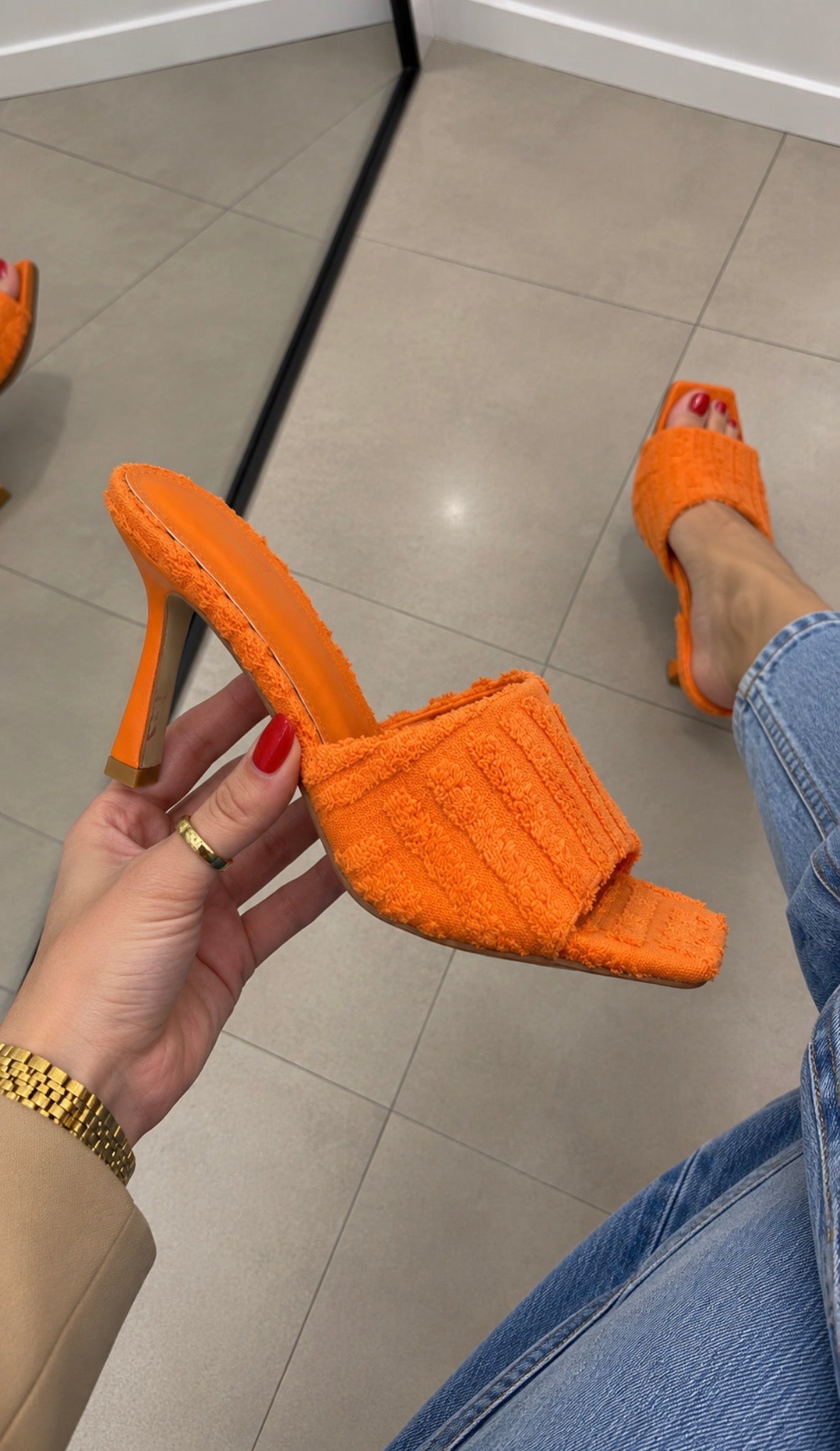 Tacón Naranja