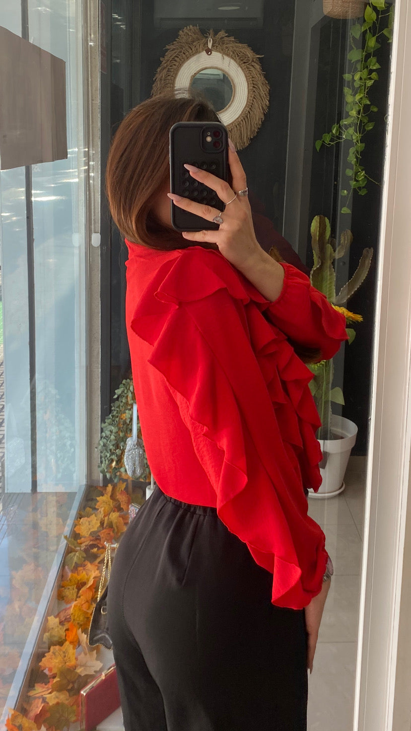 Blusa Volantes