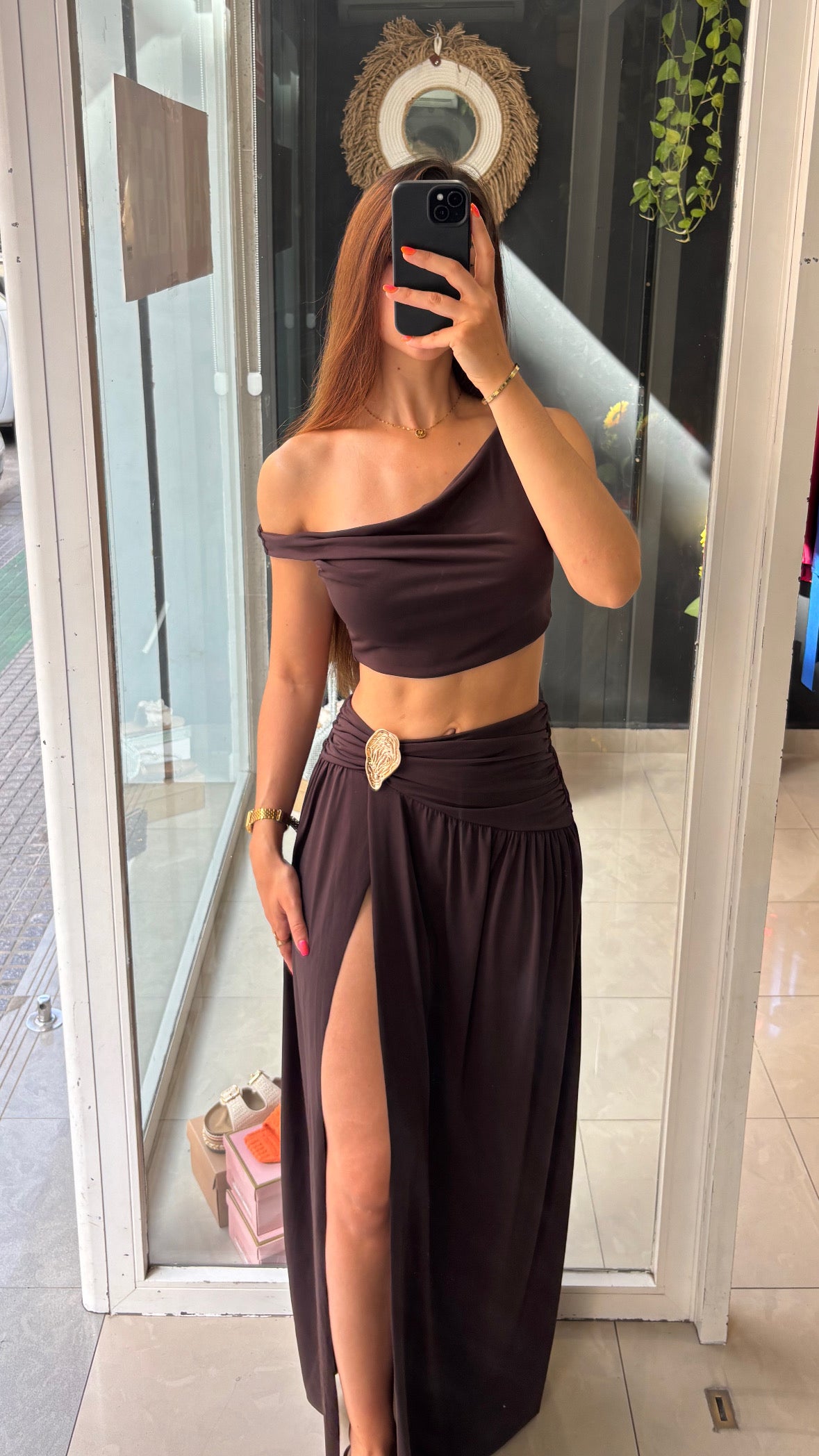 Conjunto Falda Hebilla