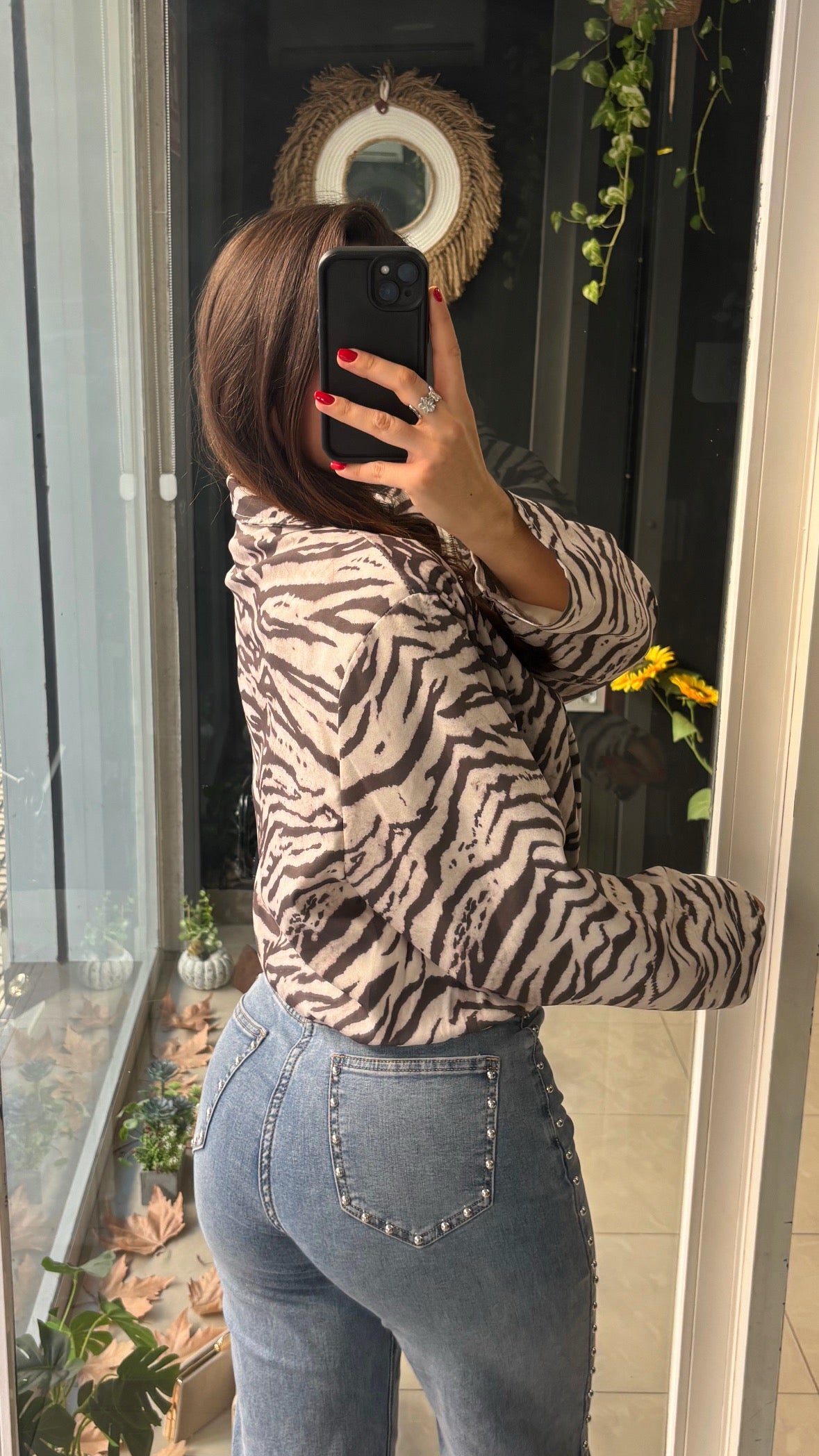 Chaqueta Bomber Cebra