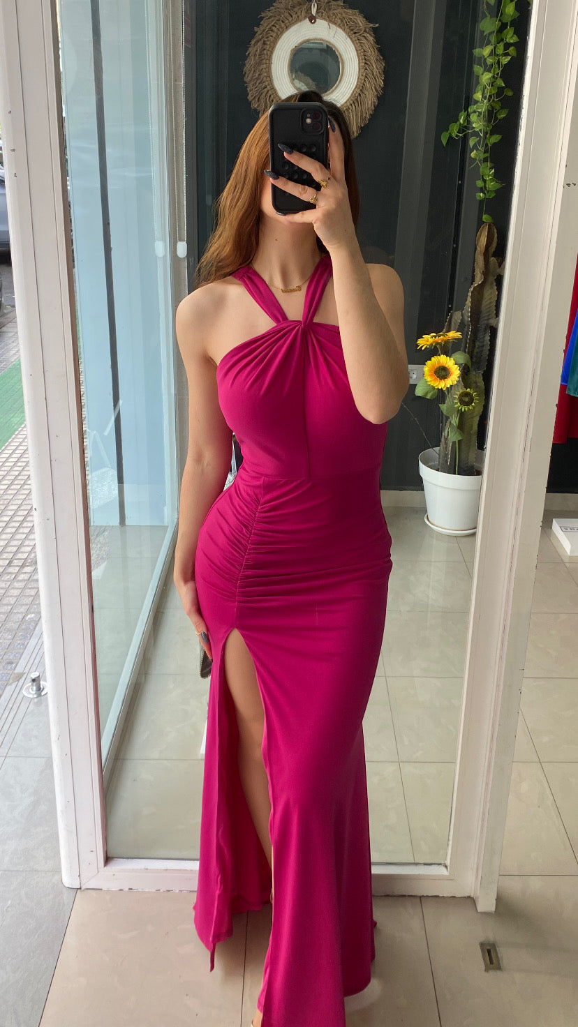 Vestido Nudo Escote