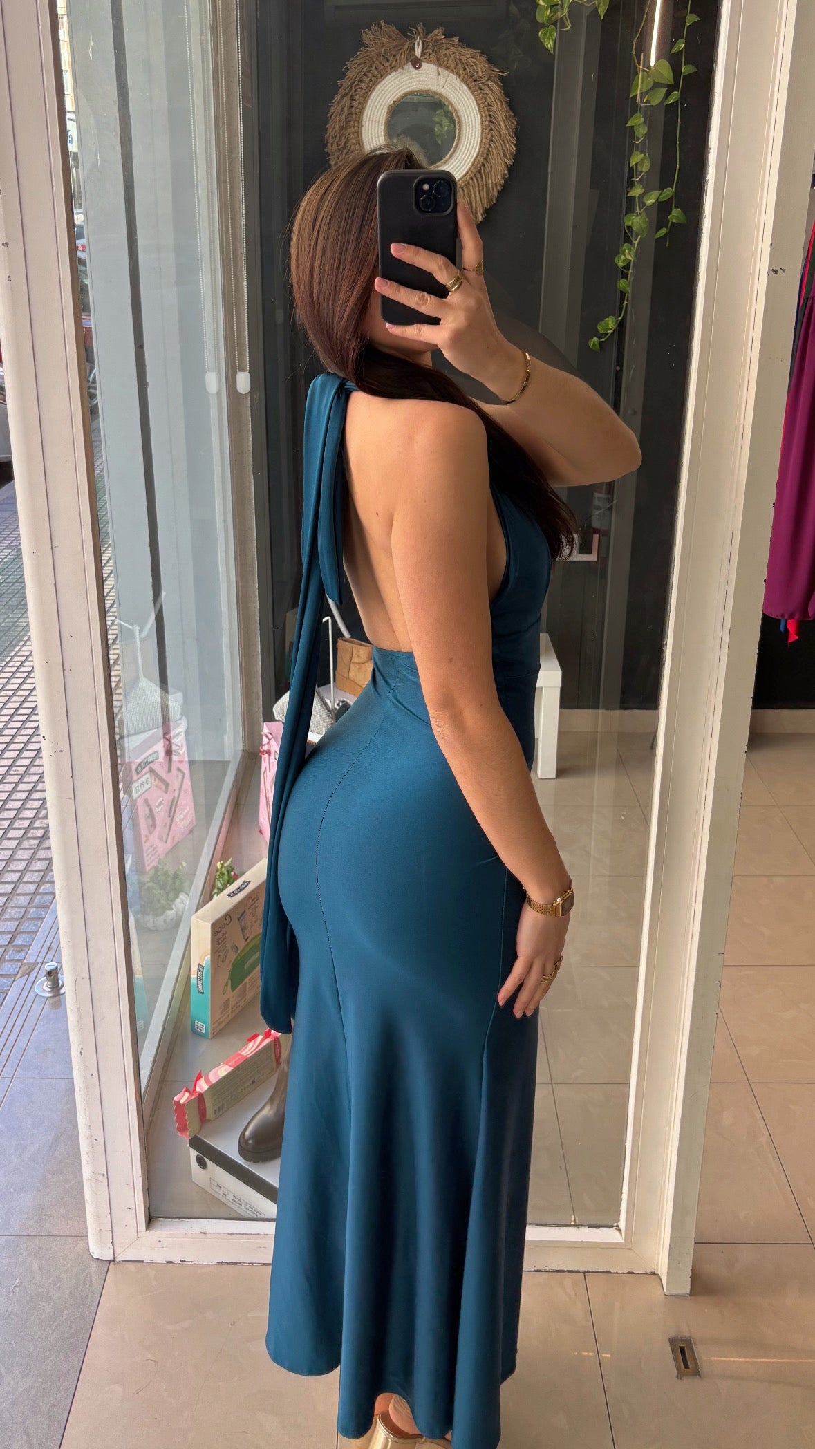 Vestido Halter Espalda