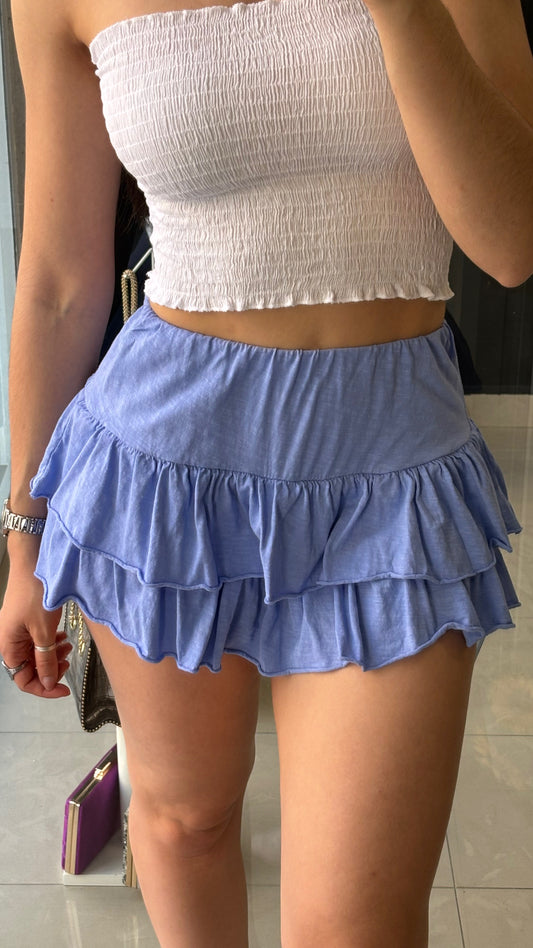 Falda Volantes