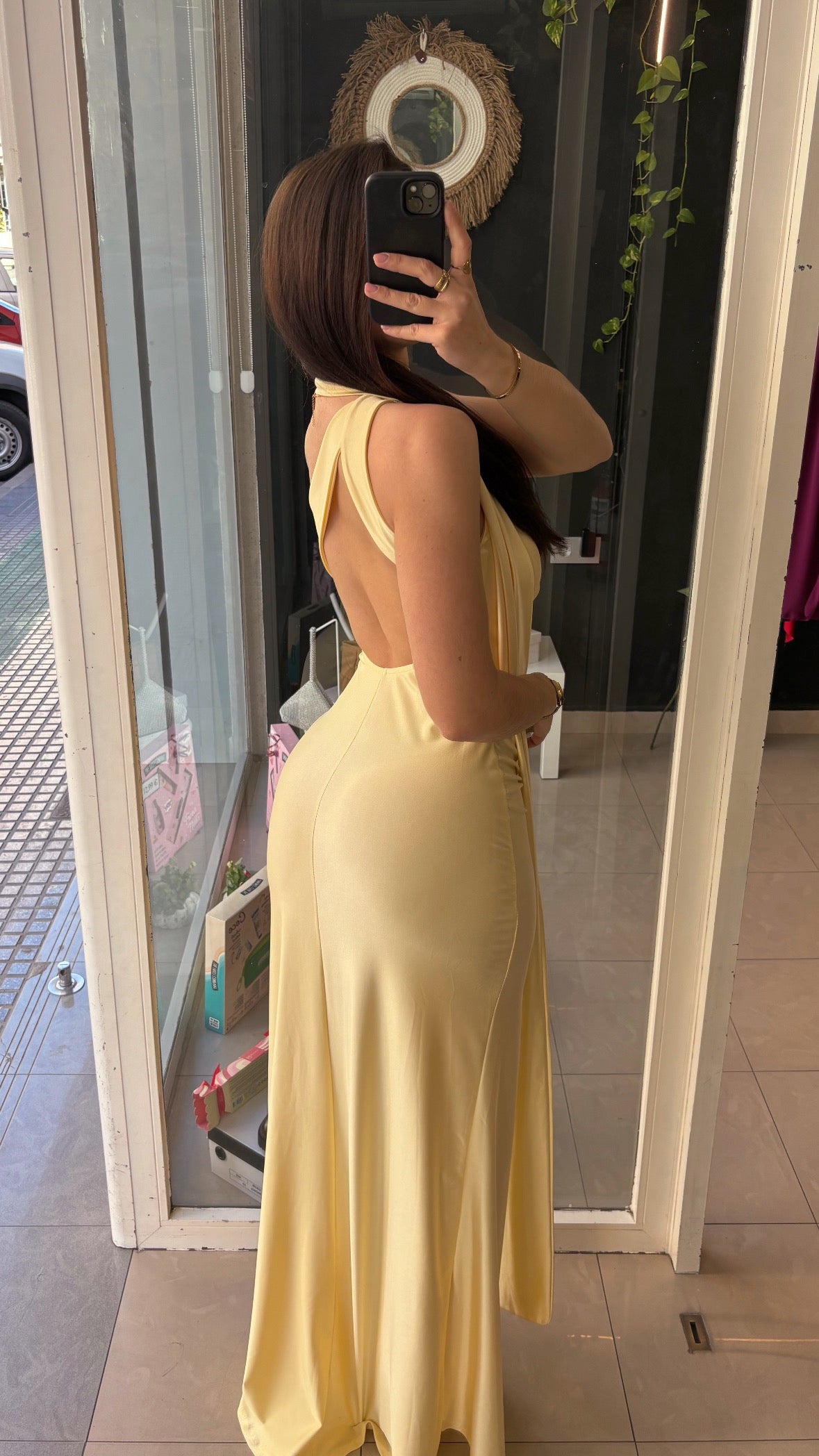 Vestido Asimétrico Capa