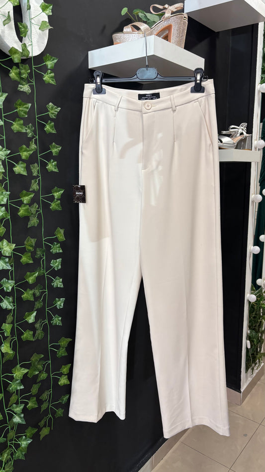 Pantalón Traje Beige