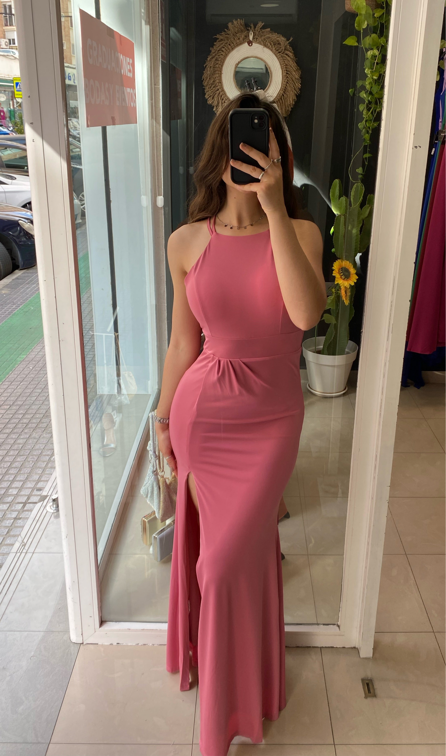 Vestido Licra Tirantes Espalda