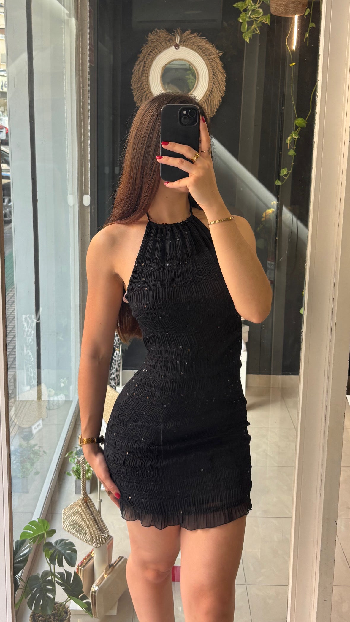 Vestido Corto Lentejuelas