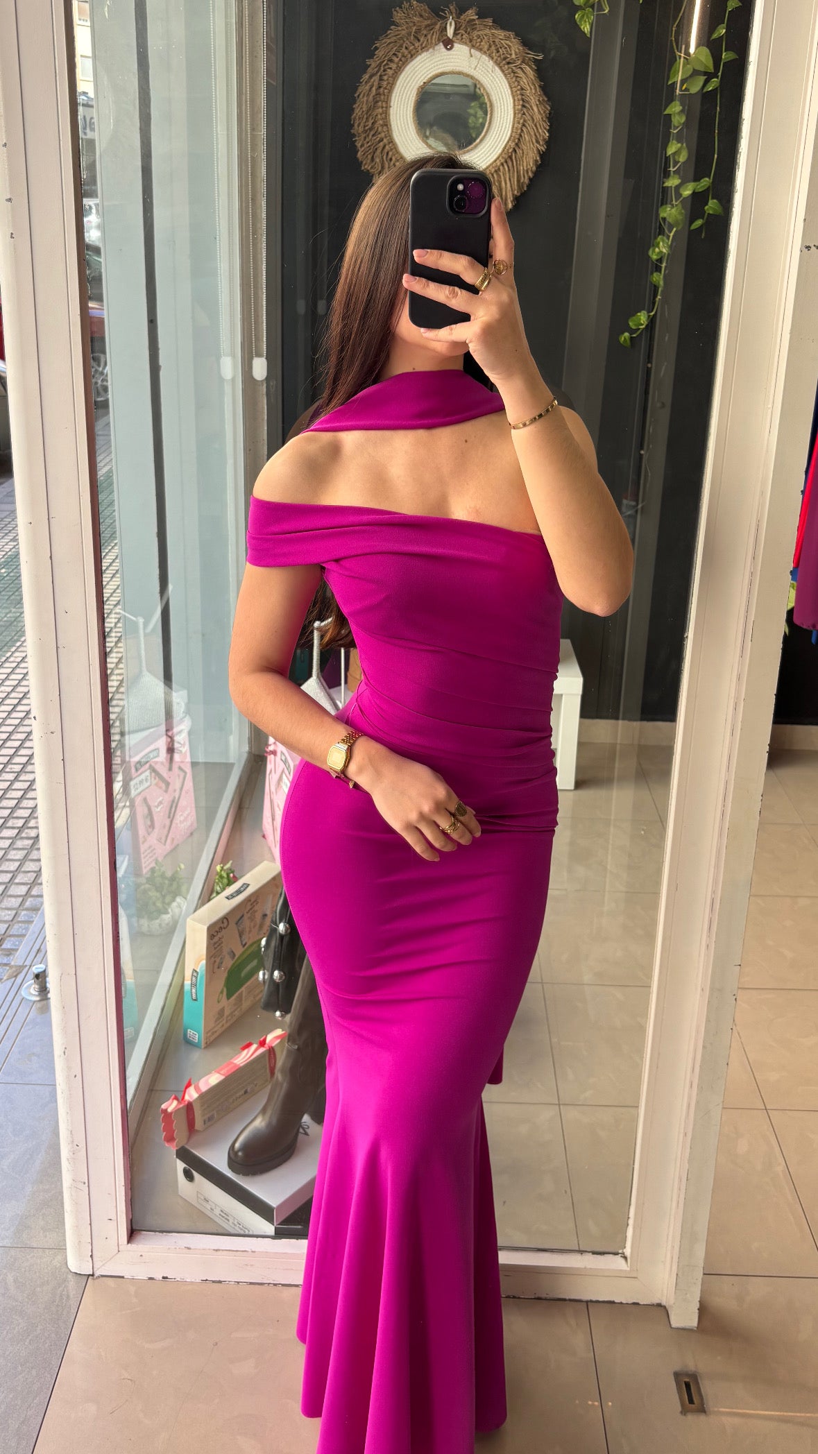 Vestido Honor Punto Drapeado