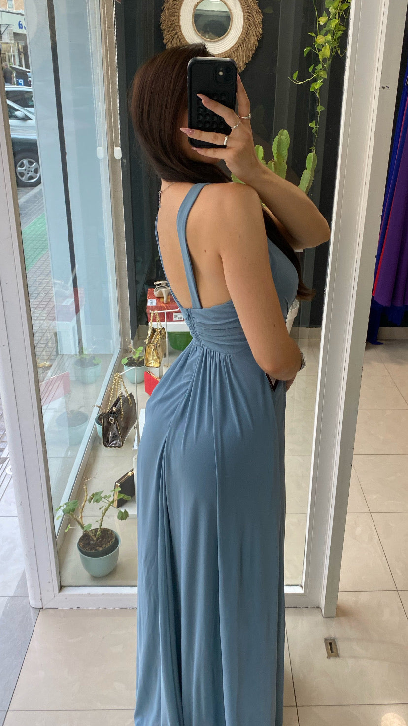 Vestido Gasa Nudo