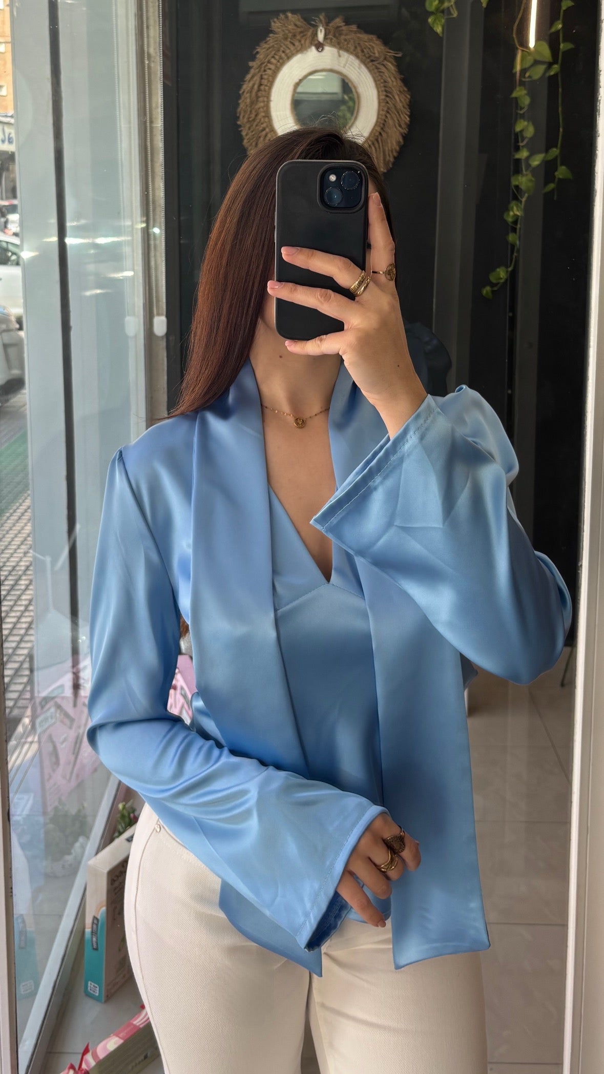 Blusa Satinada