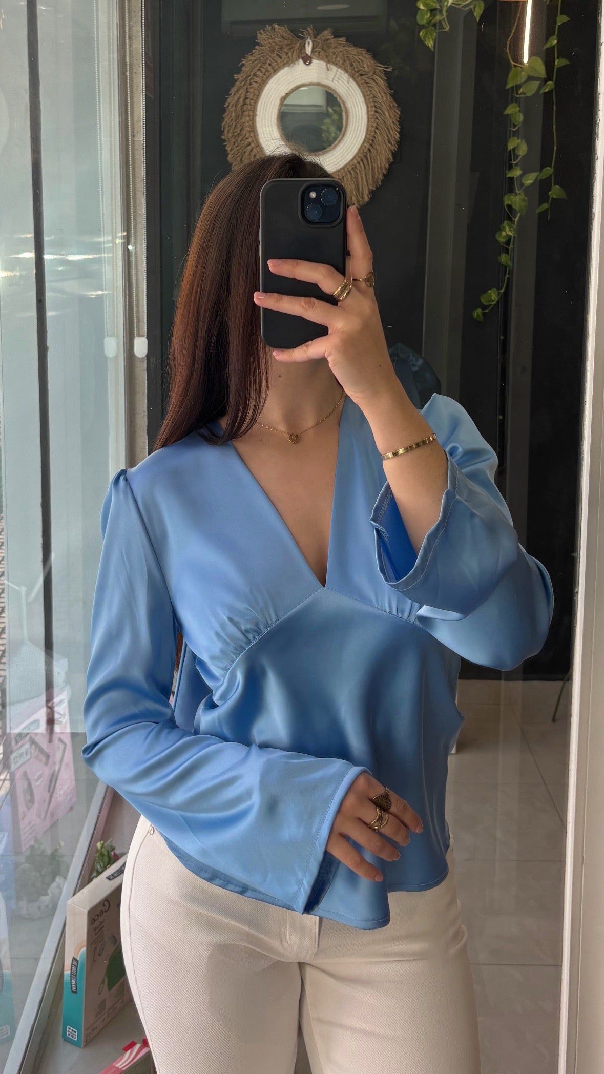Blusa Satinada