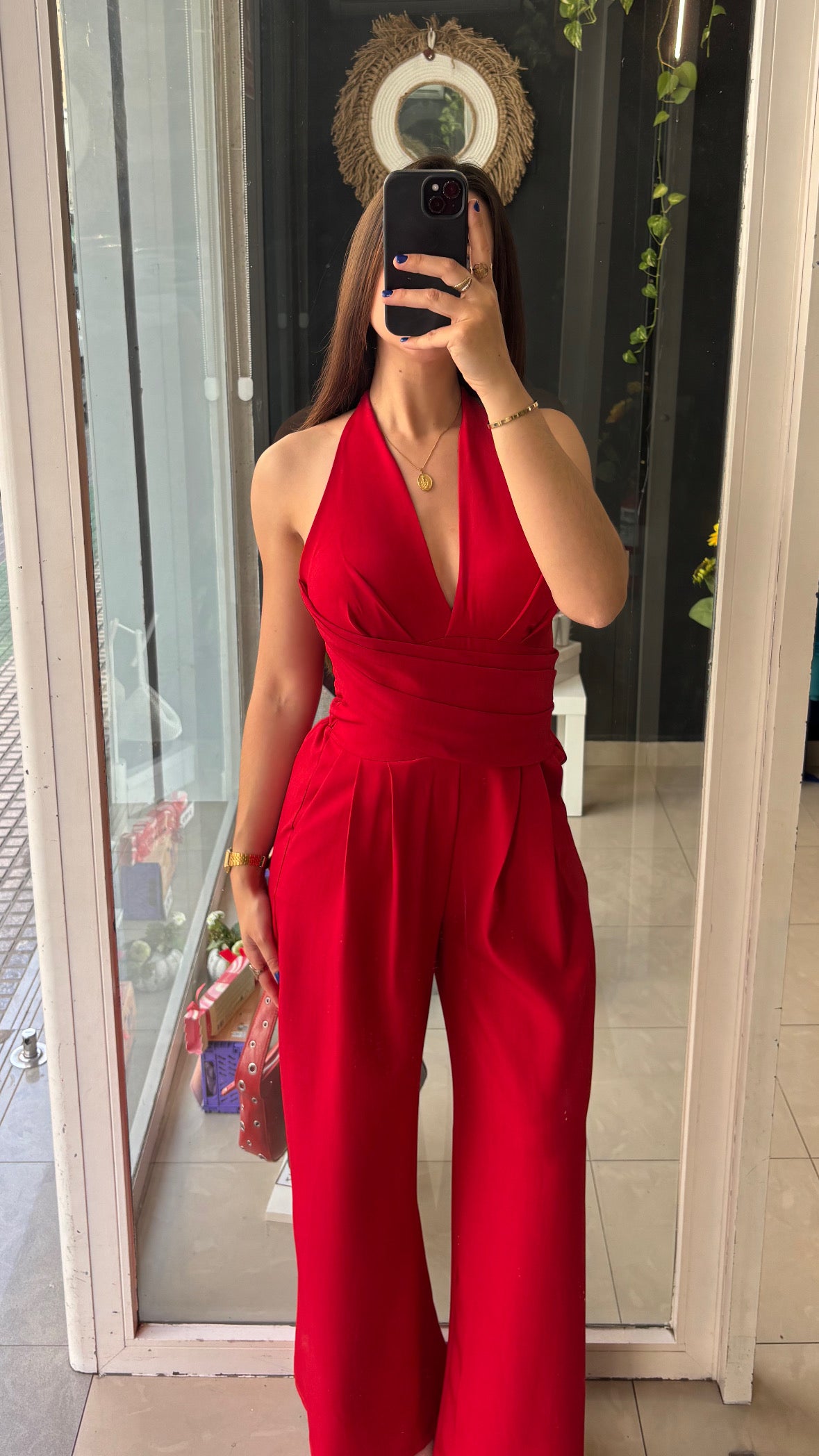 Mono Halter Drapeado