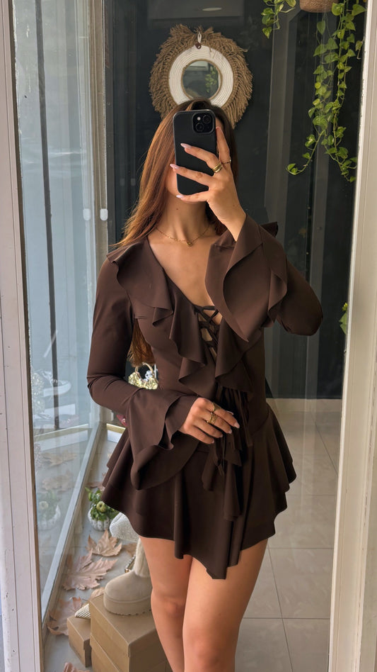 Vestido Volantes