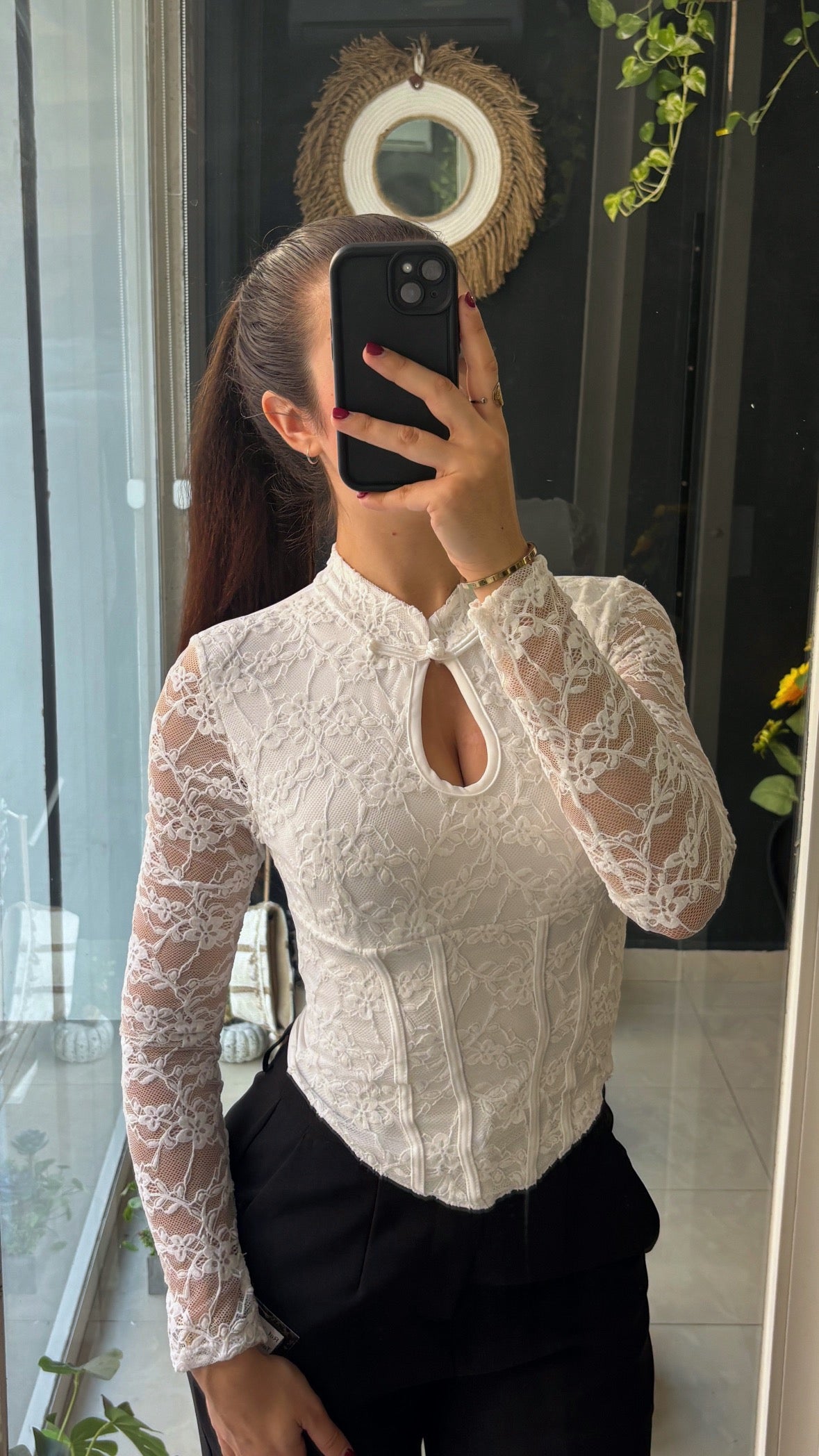 Top Encaje Corset