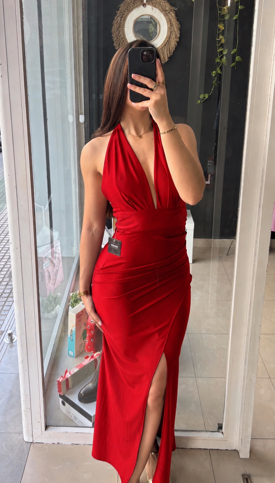 Vestido Halter Espalda