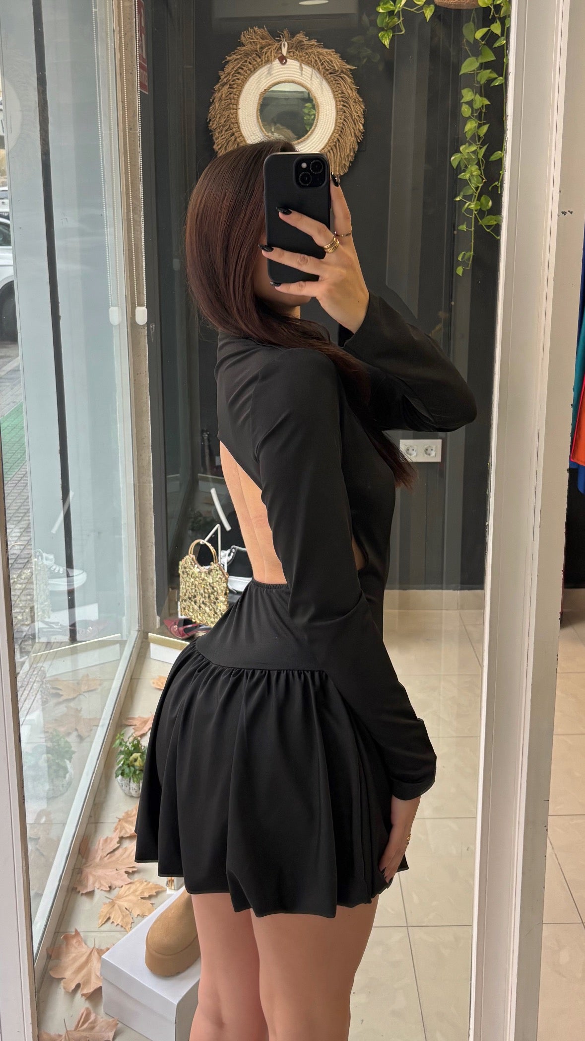 Vestido Escote Globo