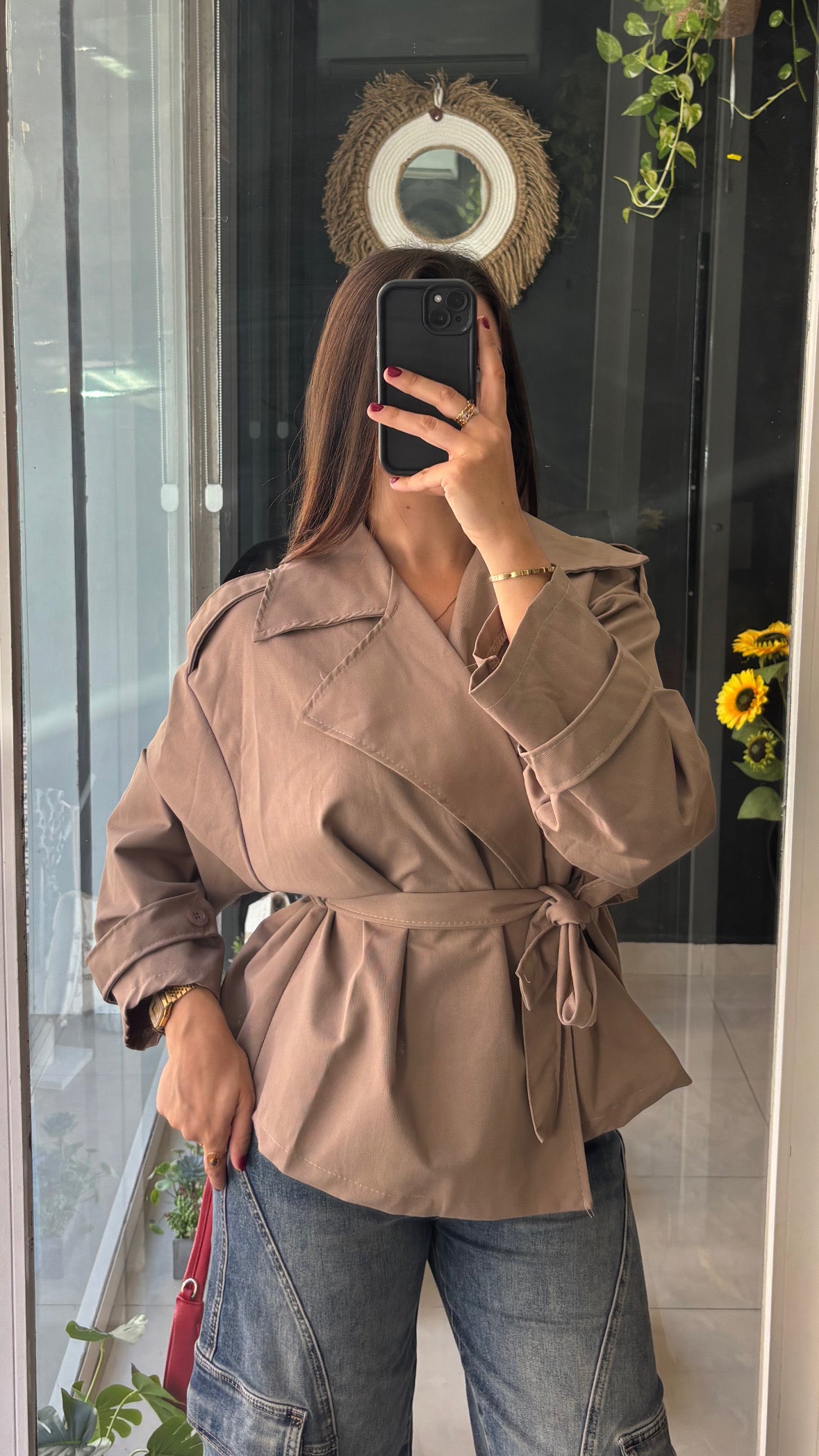 Gabardina Corta
