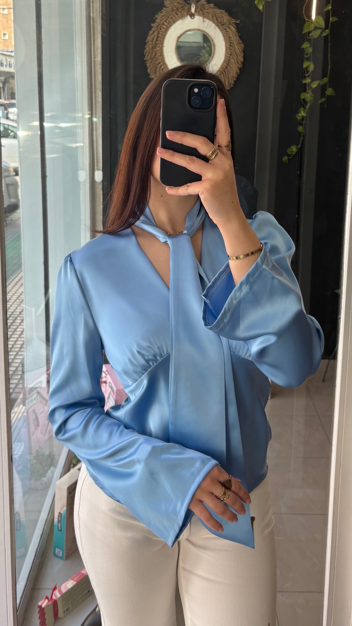 Blusa Satinada