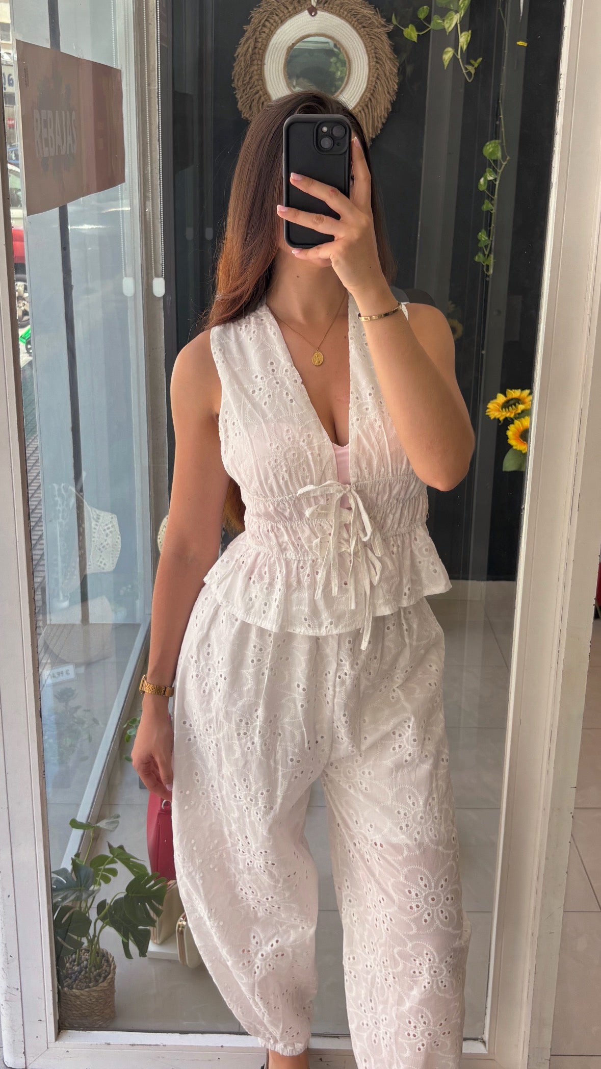 Conjunto Blanco Calado