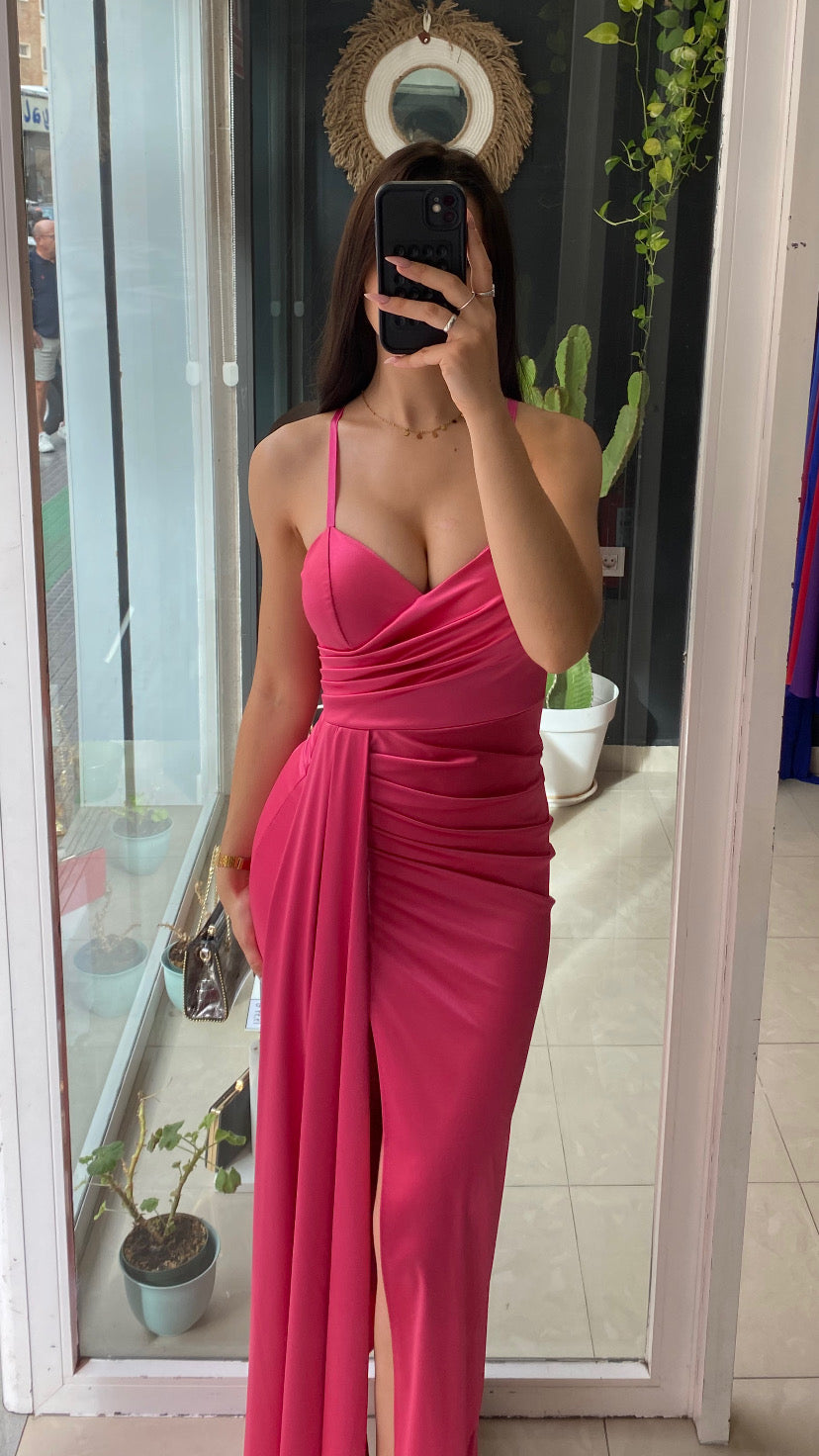 Vestido Toga Satinado