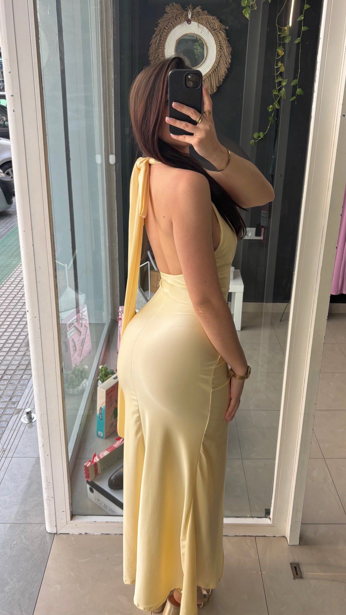 Vestido Halter Espalda