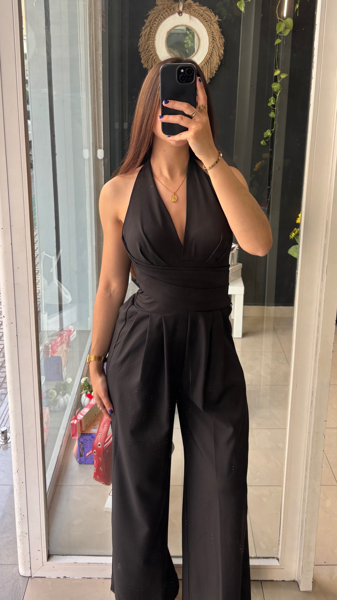 Mono Halter Drapeado