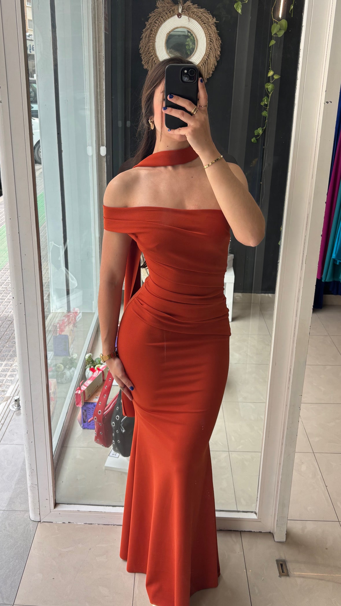 Vestido Honor Punto Drapeado