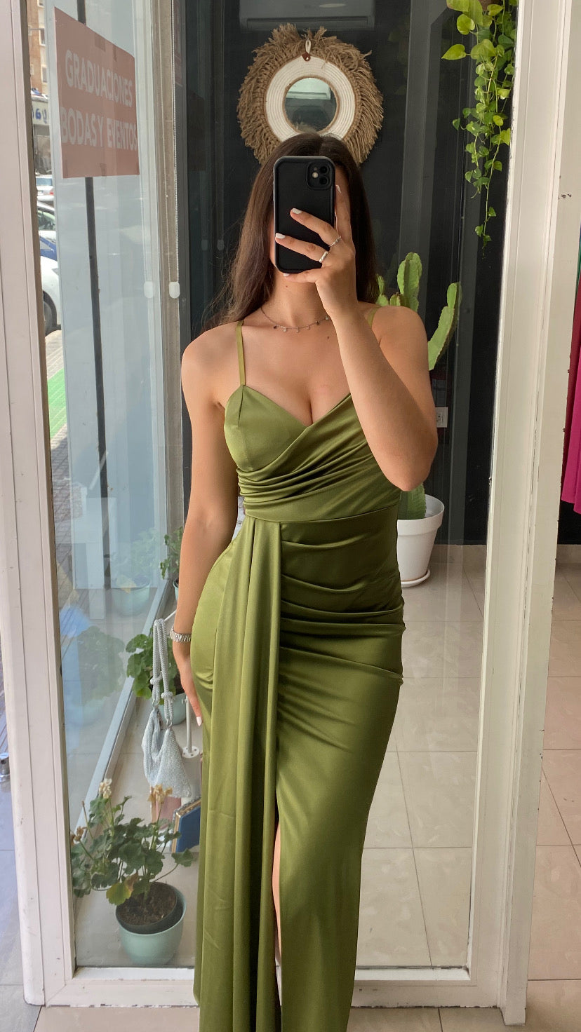 Vestido Toga Satinado