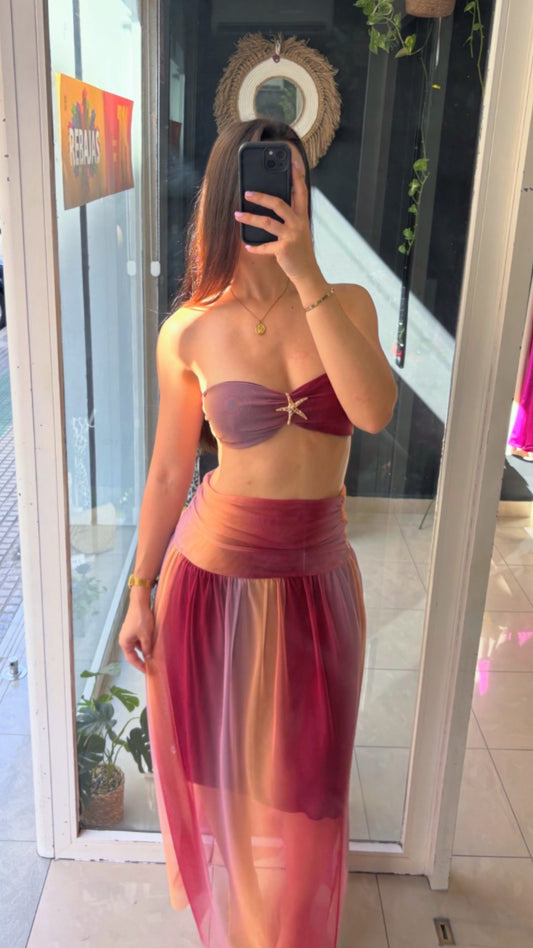 Conjunto Falda Difuminado