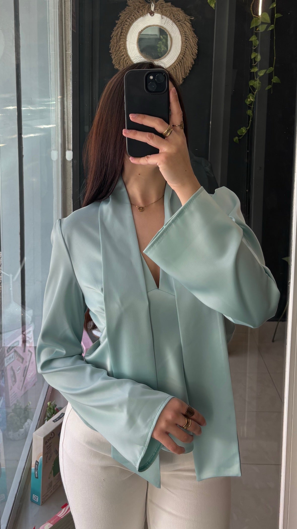 Blusa Satinada