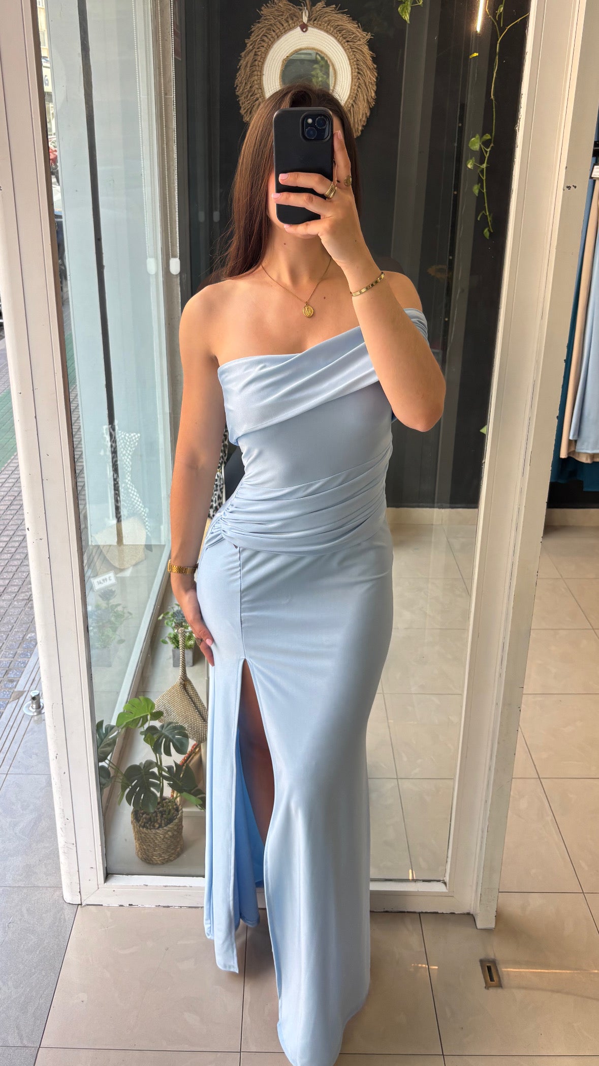 Vestido Honor Licra Drapeado