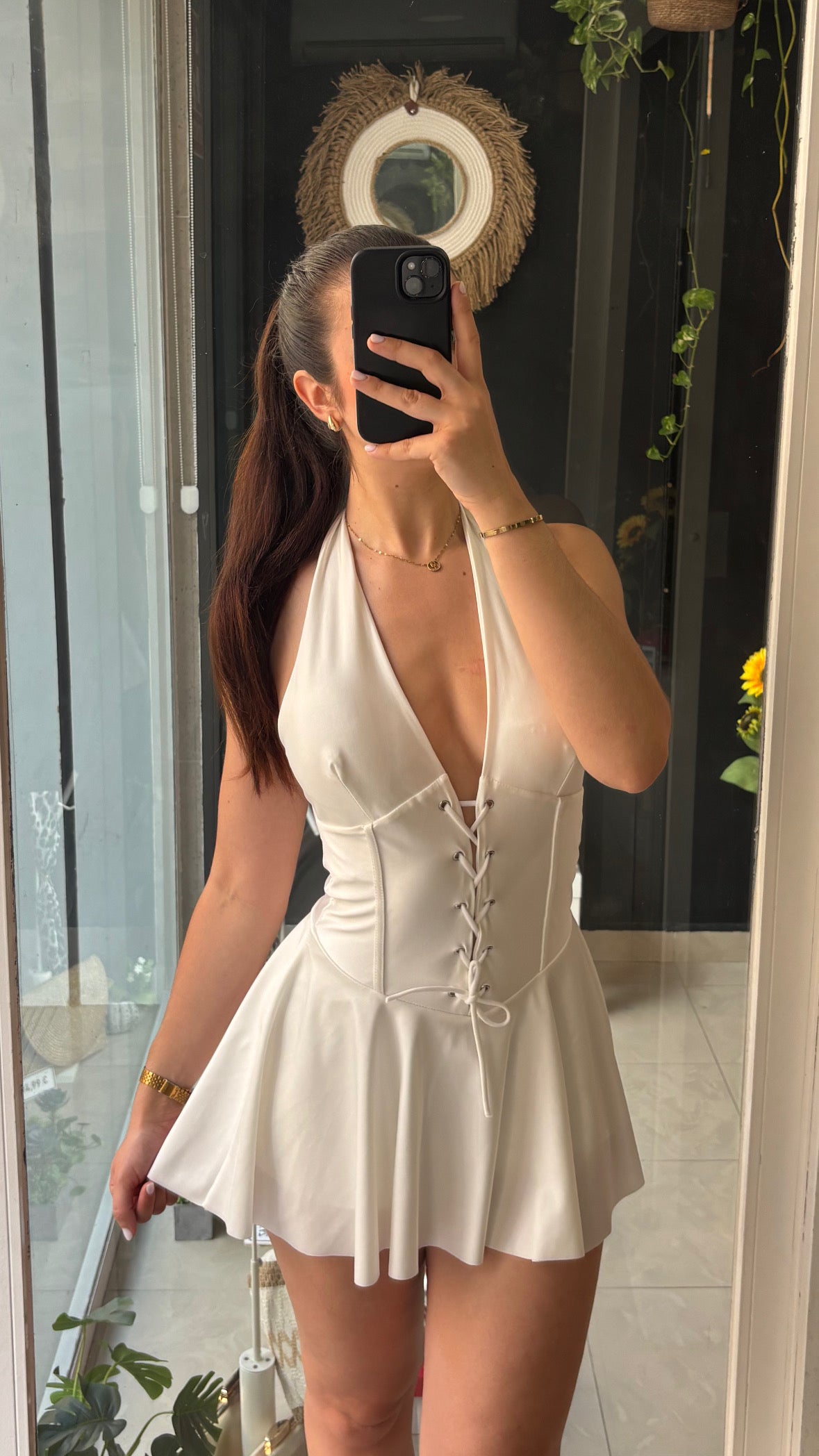 Vestido Halter Corset