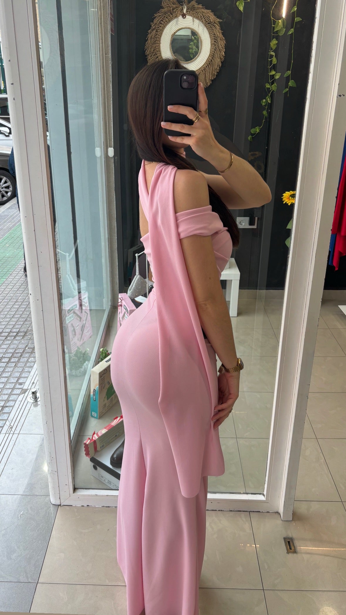 Vestido Honor Punto Drapeado