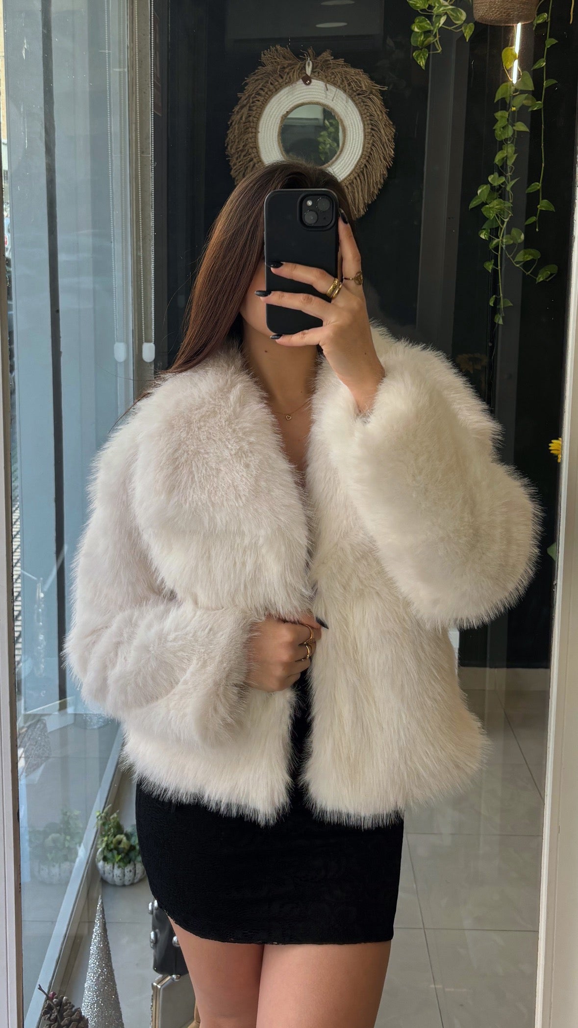 Abrigo Pelito Blanco