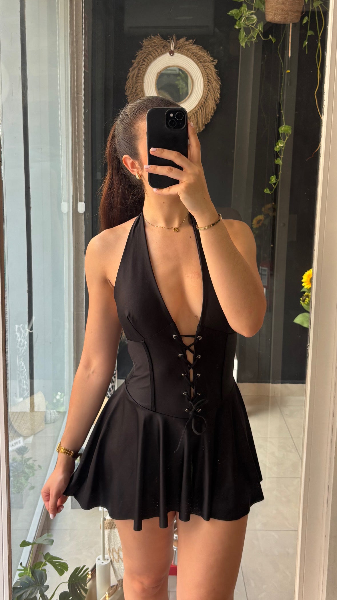 Vestido Halter Corset