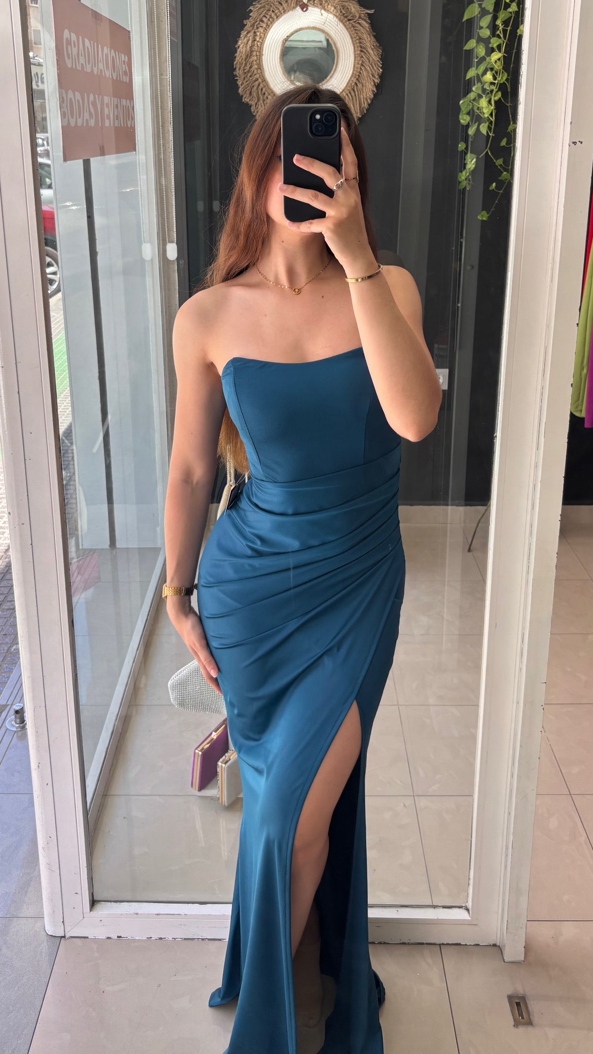 Vestido Honor Espalda Cruzada